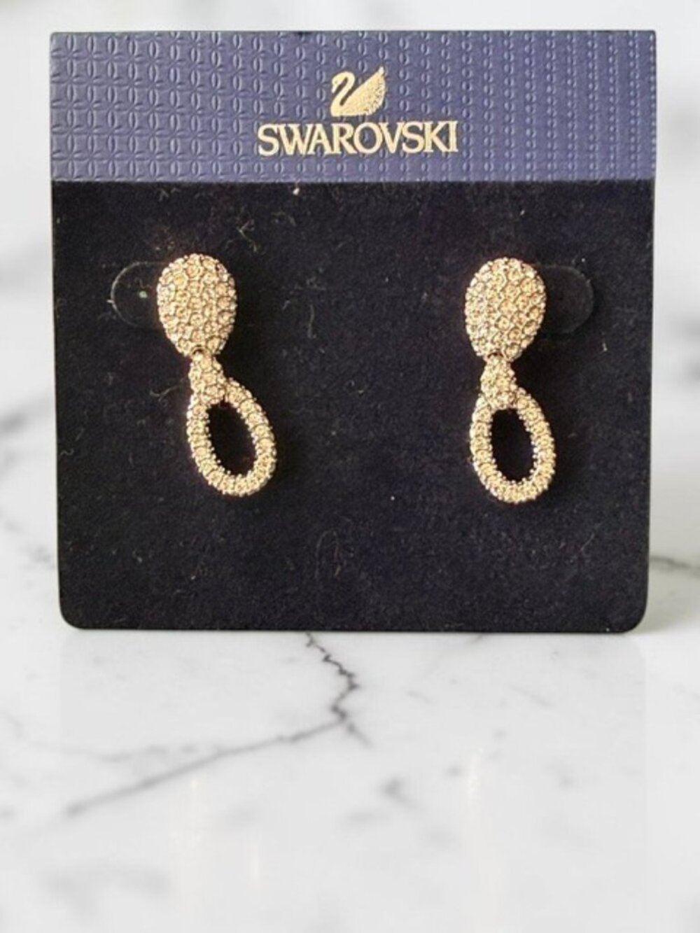 Swarovski Selma Crystal Drop Earrings 1156175 Box Included